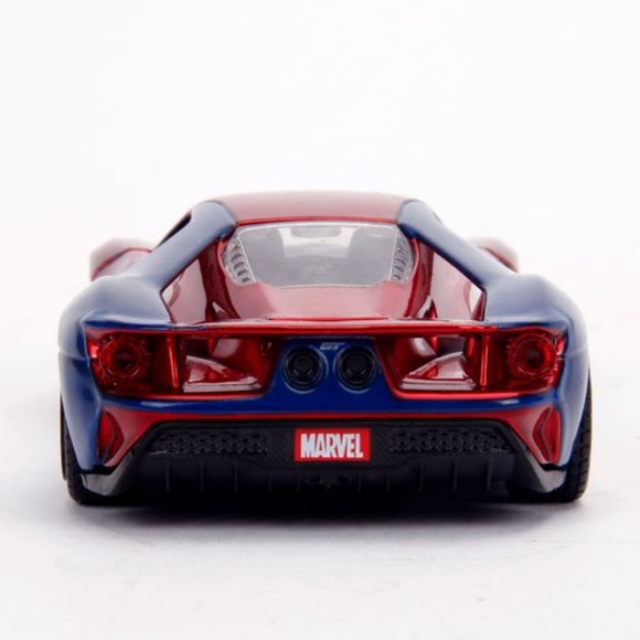 Jada Marvel Spider-Man Ford GT Car NWT - Picture 6 of 12